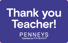 Penneys - Blue Thank You Teacher