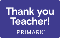 Primark UK- Blue Thank You Teacher QR