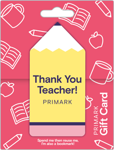 Primark Thank The Teacher 2026